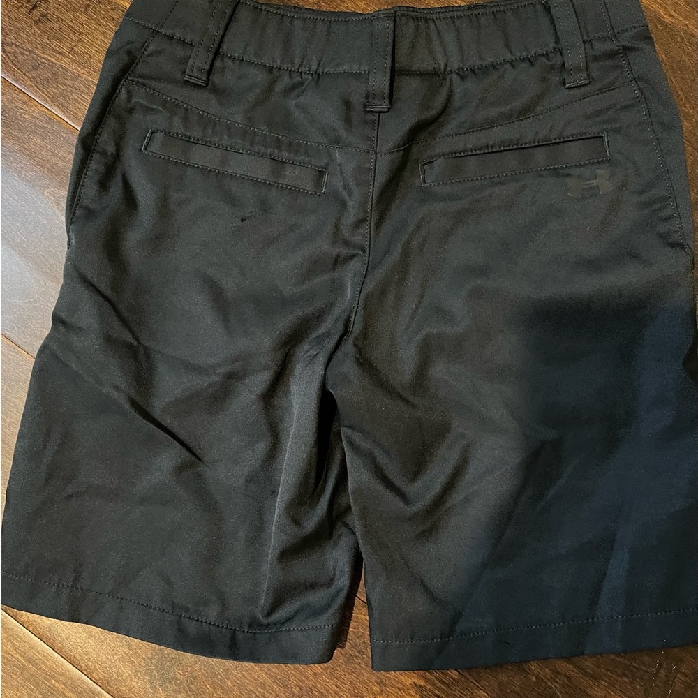 Under Armour Boy’s  Black Golf Shorts